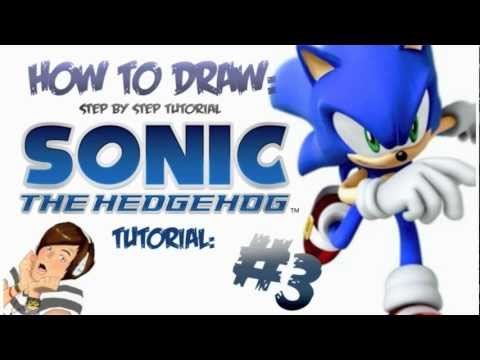 how to draw sonic the hedgehog step by step