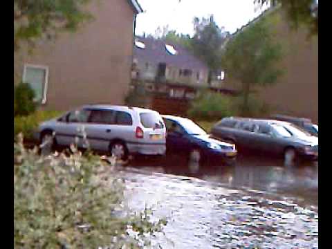 Noodweer Nunspeet 3/7/2009