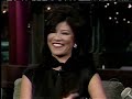 Julie Chen Visits David Letterman Julie Chen Visits David Letterman