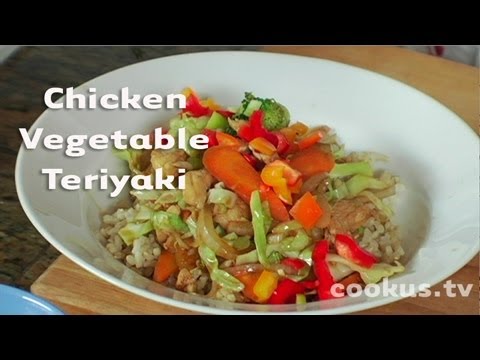 How to cook teriyaki chicken and vegetables