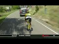 Fabian Cancellara decent in the maillot jaune, and chaseback. Stage 7 - 2009 TdF