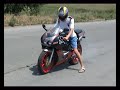 Honda cbr 250 rr burnout