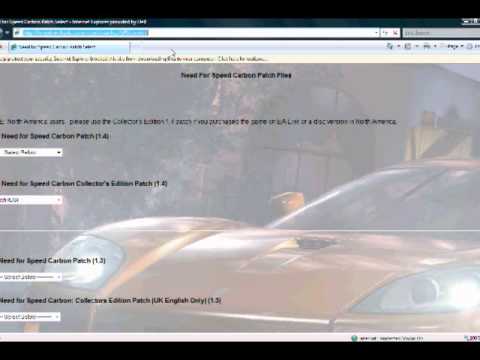 how to patch nfs carbon 1.4