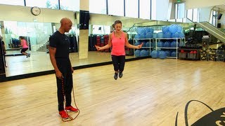 Jump Rope Workout, Leg Toning Exercise, Fit How To