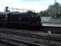 LMS Stanier Class 5 4-6-0 45305 backs onto a nuneaton bound special at crewe