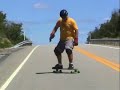 l'our et lys  patriote en freeride longboard dans les cotes entre st-donat et lac sup�rieur
