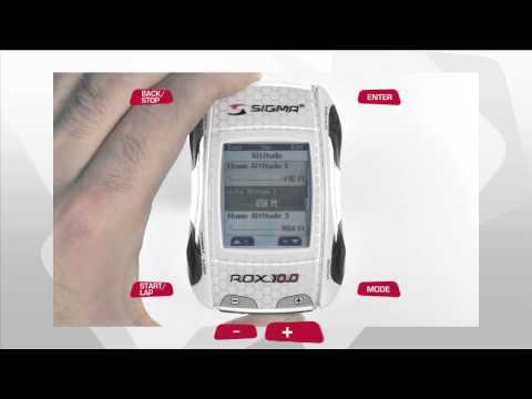 Видео о Велокомпьютер Sigma Sport ROX 10 SET white
