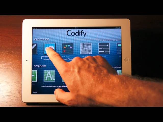 Codify, desarrolla dentro del iPad