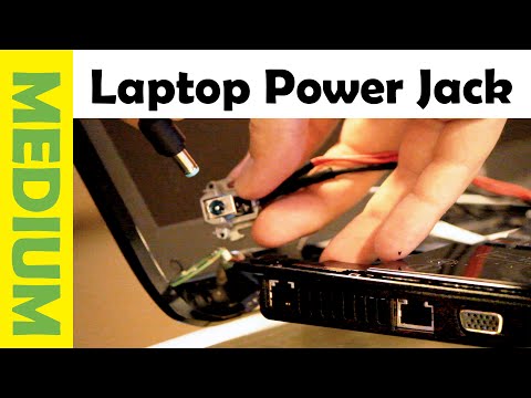 how to replace dc jack on laptop