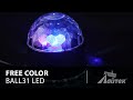 миниатюра 0 Видео о товаре Диско шар Free Color BALL 31 MINI SUN BALL