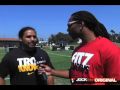 Arizona Cardinals Larry Fitzgerald interviews Steelers Troy Polamalu - Super Bowl XLIII, Madden 2010