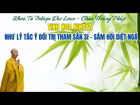 Tinh Hoa NIKAYA - Như Lý Tác Ý Đối Trị Tham Sân Si -Sám Hối Diệt Ngã - Chùa Hoằng Pháp ( Đài Loan)