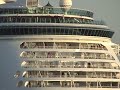 Navigator of the Seas cruise ship leaving Miami Florida