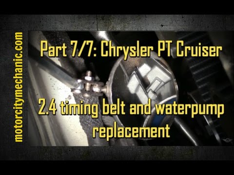 how to timing belt pt cruiser