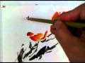 California Golden Poppies Watercolor and Sumi Ink on Triple Xuan Paper