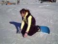 if merve tries to snowboard :)