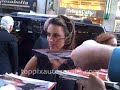 Signing Autographs at Times Talks Q&A in NYC