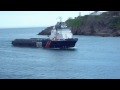 Boat coming into St Johns Harbour