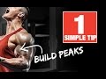 How To Build Bigger Biceps Peaks - With 1 Simple Tip!
