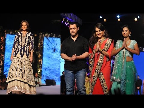 Aamir Khan, Sonakshi Sinha Walk The Ramp At 10th Annual Caring With Style Fashion Show