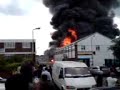 massive warehouse fire in park royal,north west london