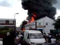 massive warehouse fire in park royal,north west london
