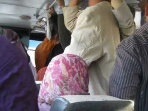 ناكها - المواصلات ف المنصوره فى الاتوبيسات حد ركب كده قبل كده.