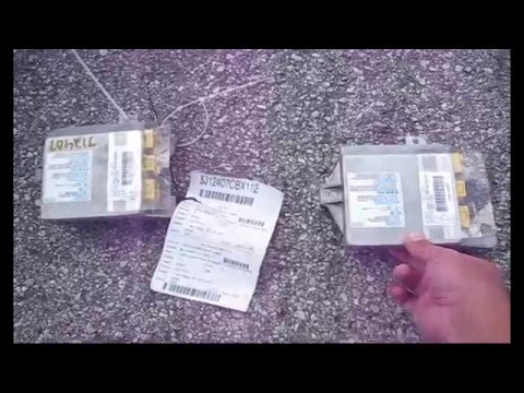 Acura TL 3.2 TypeS resetting airbag SRS light Part2 Problem solved!
