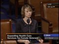 Herseth Sandlin speaks in favor of her legislation to improve health care for women veterans