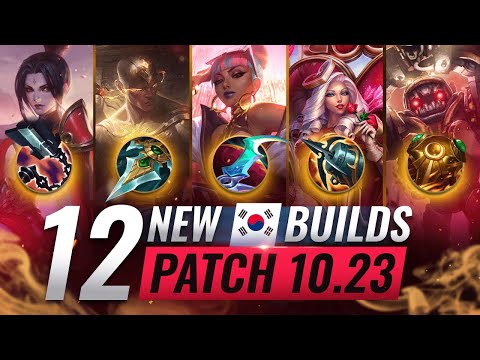 12 NEW OP Korean Builds YOU MUST TRY in PRESEASON - League of Legends Patch 10.23