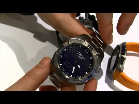 how to set time on tissot t touch
