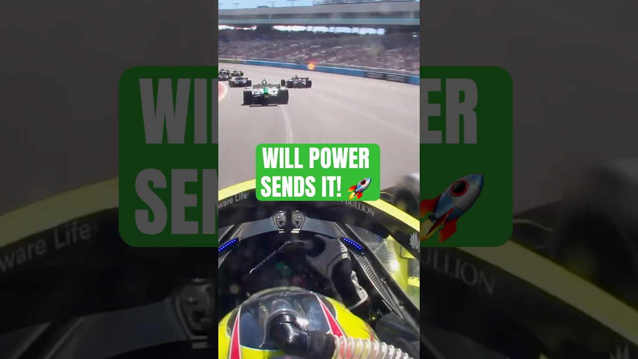 ALL OF THIS WITHIN THE FIRST 2 MINUTES OF THE RACE?! 🤯 #indycar #racing