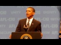 afl-cio convention OBAMA