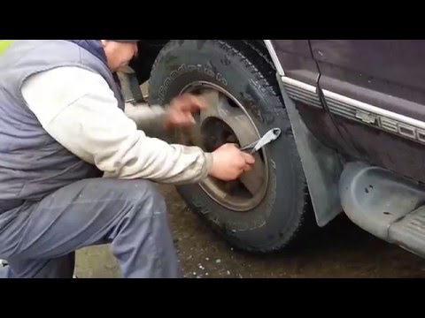 how to get a stripped lug nut off