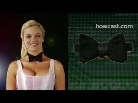 how to fasten a clip on bow tie