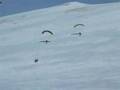 Snowkite in Valea Dorului