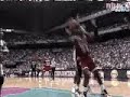 Hakeem Olajuwon takes David Robinson for a ride