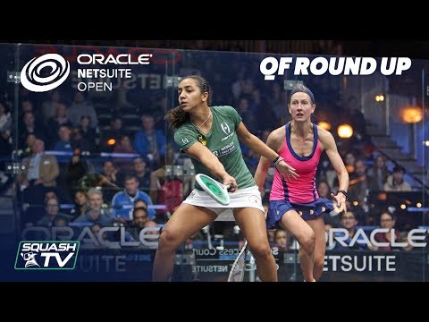 Squash: Oracle NetSuite Open 2018 - El Welily v Waters - QF Roundup