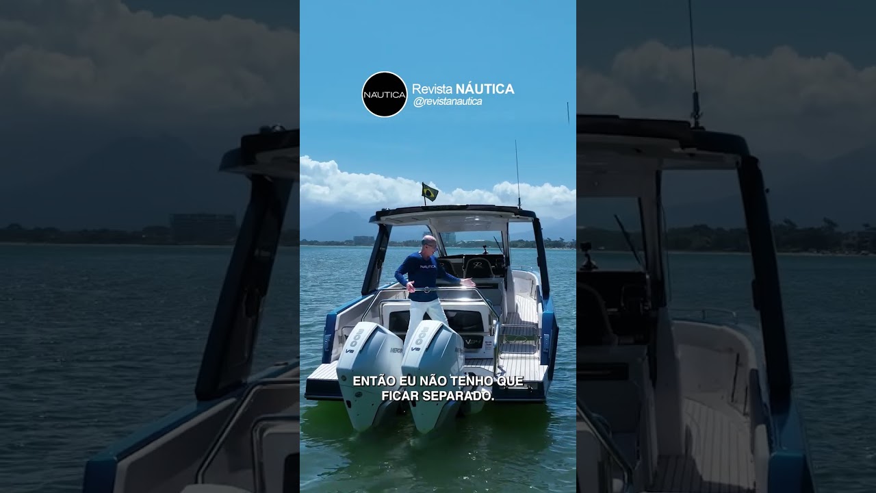 ⚓ Espaço inteligente mesmo com motor de popa - Schaefer V34