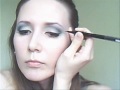 Green and black eye makeup tutorial Green and black eye makeup tutorial
