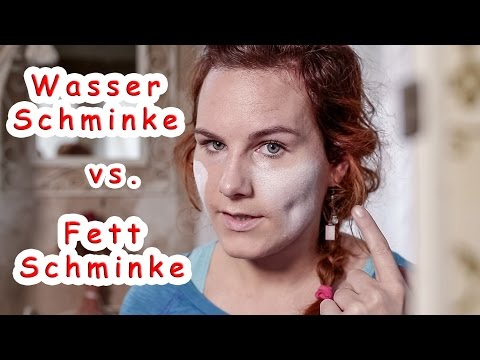 AQUA-Schminke oder FETT-Schminke ???