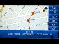 MapThis! for PSP. Navigation voice prompts in action