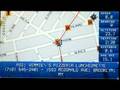 MapThis! for PSP. Navigation voice prompts in action