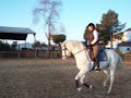 JB does 20meter circle at Epona, Spain