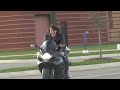 Kelly learning how to ride a 600