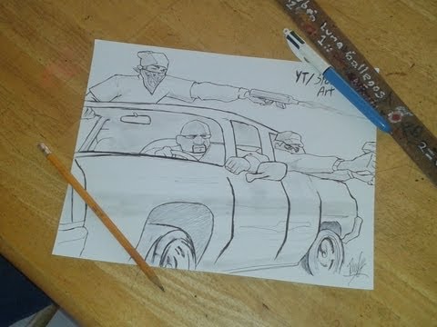 how to draw gta san andreas