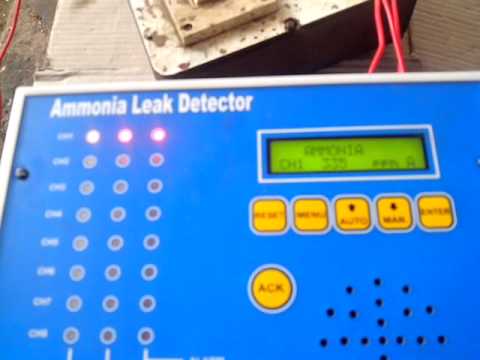how to test for ammonia leak
