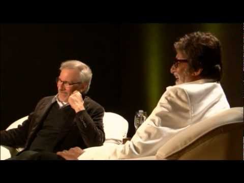 Amitabh Bachchan - Filmmaker Steven Spielberg in conversation with actor Amitabh Bachchan. Part 1.