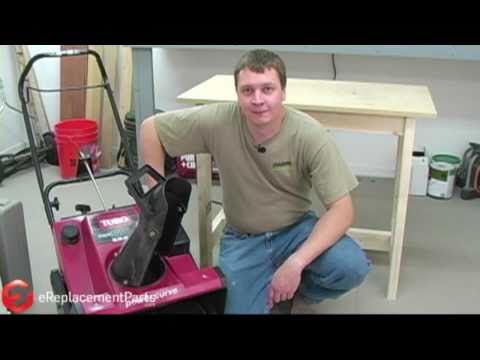 how to change belt on snowblower