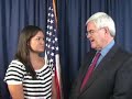 GSPM Alumna Interviews Newt Gingrich